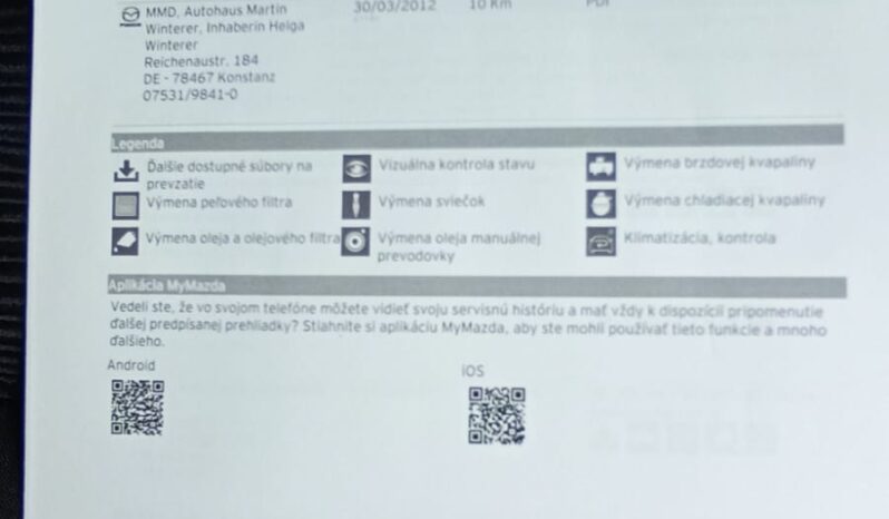 MAZDA 5 2.0 MZR-DISI 7M full