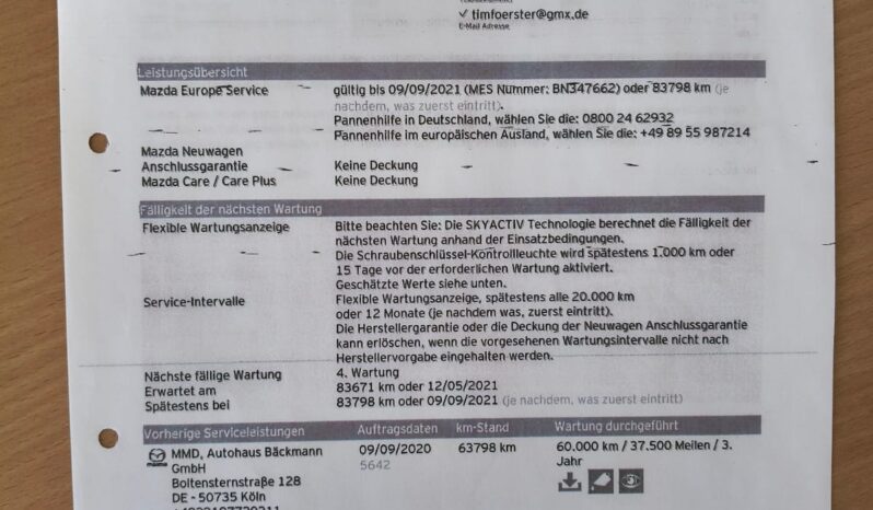 MAZDA 3 2.0 SKYACTIV-G 120 REVOLUTION full